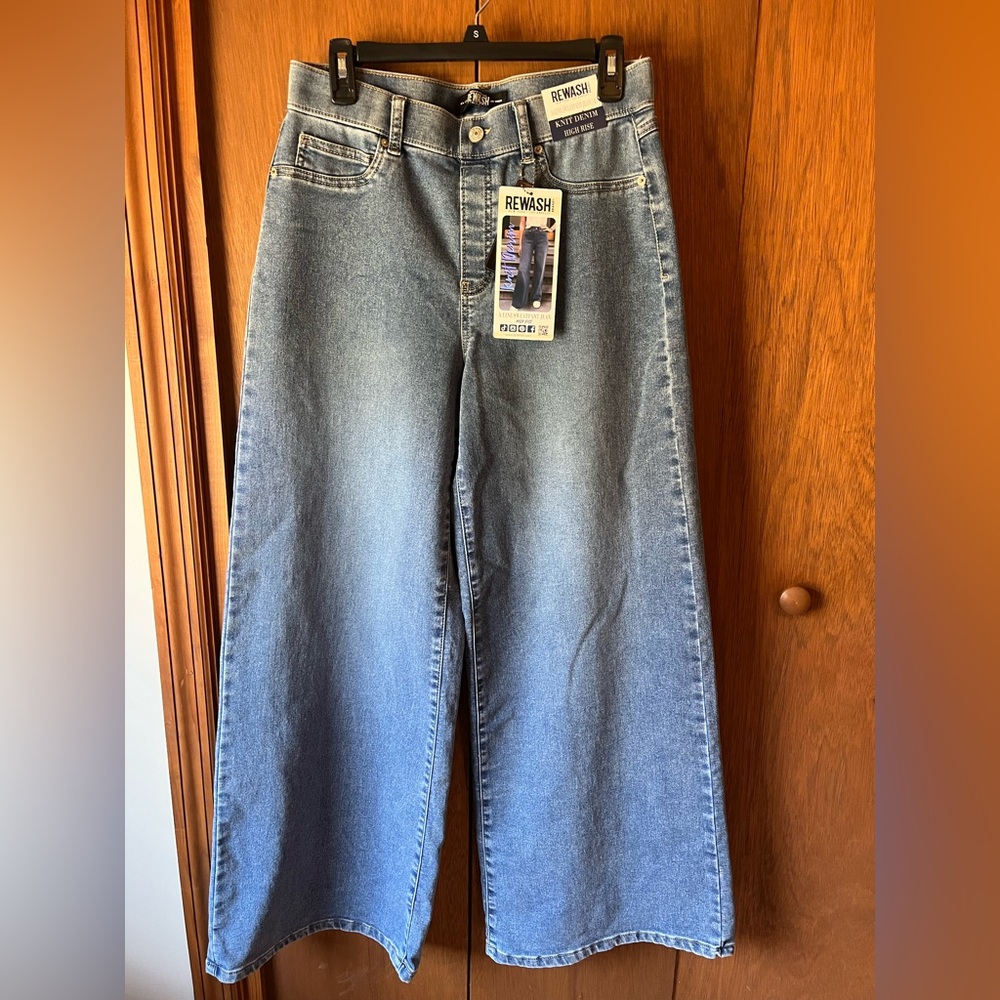 Rewash Women's Wide-Leg Jeans sz L NWT